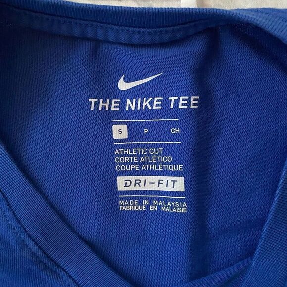 Nike NFL play 60 men S drifit Crewneck short sleeve t-shirt blue - Picture 4 of 5